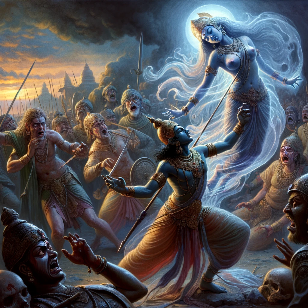 Indrajit Kills an Illusory Form of Sita